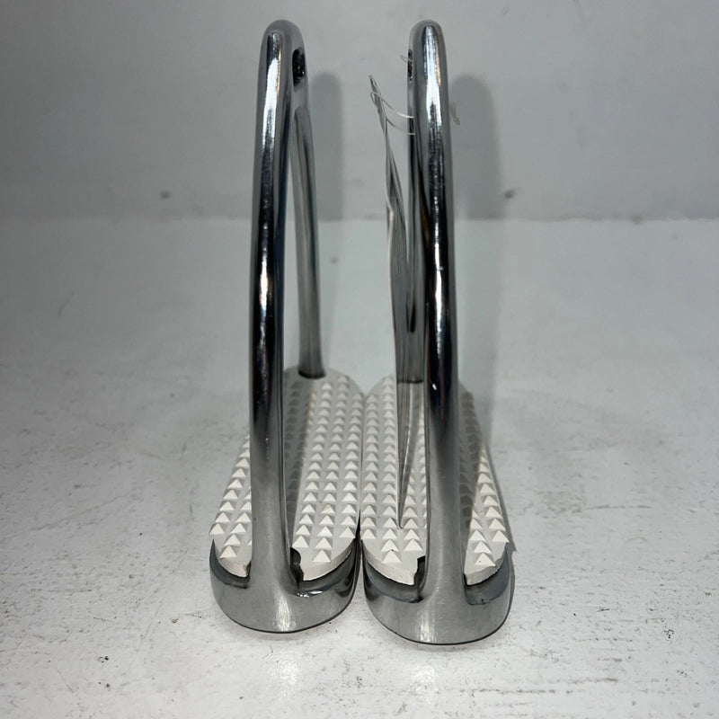 New Tough 1 Chrome Plated Iron 4 1/2” English Stirrups #24-3016 D-503