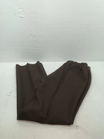 New Vintage Brown H Bar C Polyester Pants #MR477 SS-42