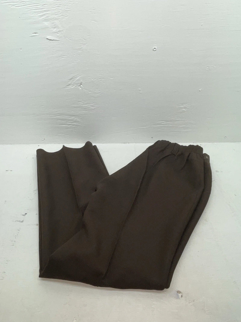 New Vintage Brown H Bar C Polyester Pants #MR477 SS-42