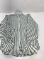 New Women’s Van teal Green Stripped Long Sleeve English Riding Shirt. 8/30 G-46