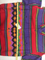New Men’s Wrangler Multicolor Stripe Long Sleeve Pearl Snap 15.5 Medium DD-3