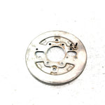 88 Honda FourTrax 300 4x4 OEM Front Left Brake Backing Plate 45120-HA7-651 AH89