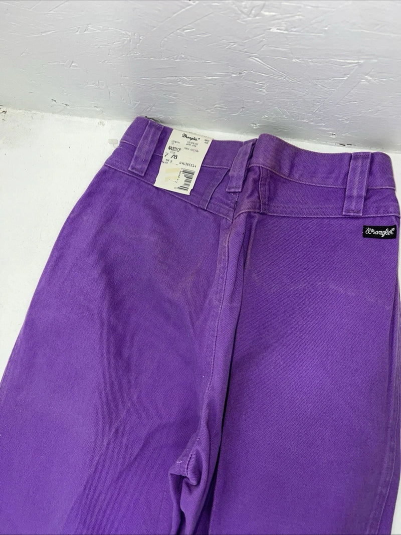 New Women’s Purple Wrangler Silverlake Relaxed Fit Denim Jeans. 9/10x36 P-7