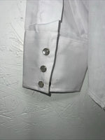 New Men’s White Champion Western Long Shirt. 15.5 X 34 Medium Pearl Snap A-176