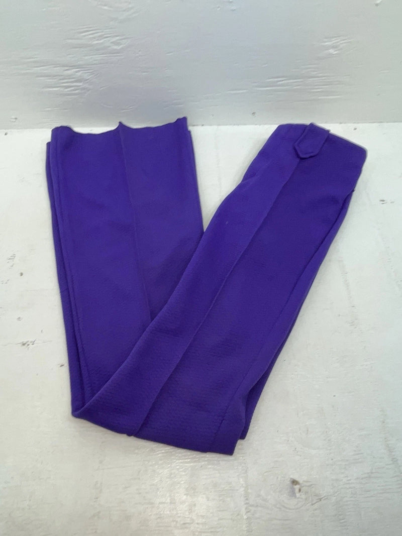 New Vintage Purple Panhandle Slim Polyester Pants #1075 VV-98