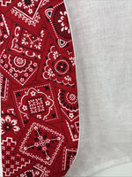 New Kids Kiddie Korral Red Western Design Sleeveless Vest Size Medium YY-33