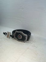 New Black Genuine Leather Nocona Cards Bling M Belt #N3415001 Z-114￼