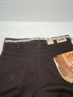 New Vintage Brown Lee Polyester Pants #2004021 3A-72