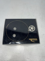 New Women’s Montana Silversmiths Retro Star Set. JS810 A-58