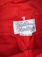 New Vintage Red Western Heritage Polyester Pants #G31 ZZ-76
