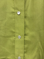 New Women’s Rockmount Green Long Sleeve Pearl Snap Size 32 KK-24