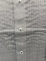 New ELY Tuxedo Black Long Sleeve Button Up English Shirt XL AA-50