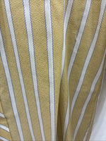 New Men’s Fenton Yellow White Stripe Long Sleeve Pearl Snap 16.5 Large V-114