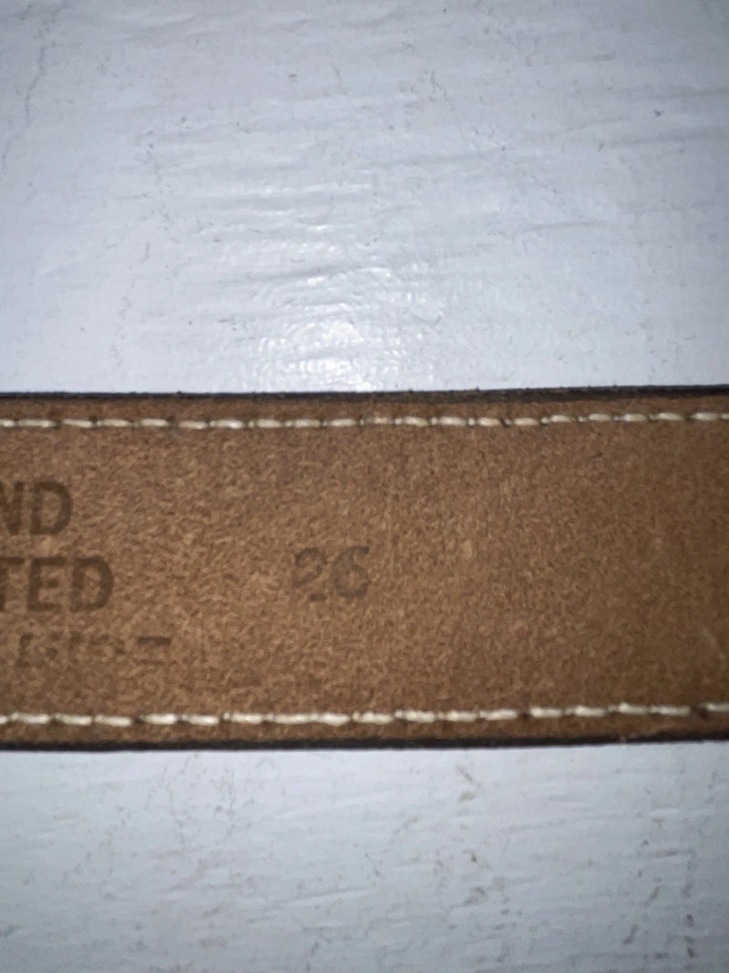 New Brown Genuine Leather Perkies Tooled 26” Belt #601 NN-6