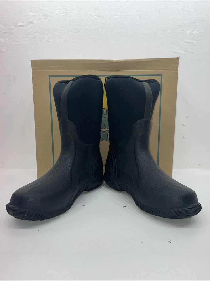 New Women’s Black Smoky Mountain Rubber Boots. 4712 9. 15-83