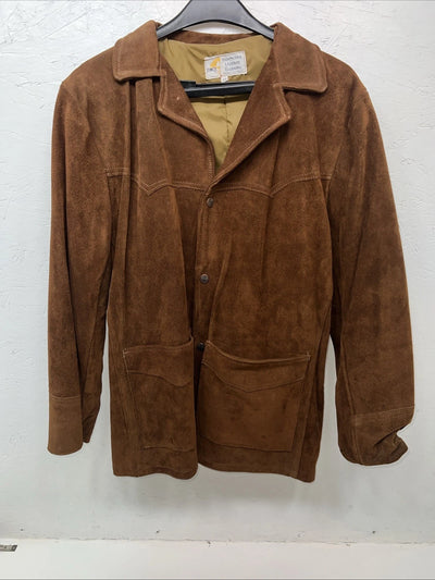 New Women’s SIMCO Brown Leather Jacket 38 3C-54