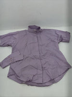 New Women’s Purple EQUISTAR Short Sleeve English Riding Shirt. 42 G-32