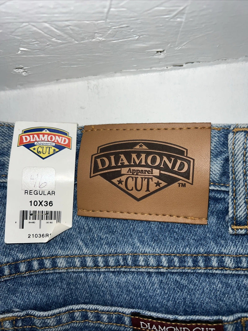 New Women’s Regular Diamond Cut Denim Jeans. 10x36 I-15