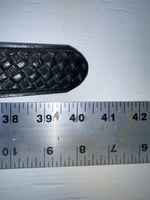 New Black Genuine Leather Tooled 34” Belt #UN605 JJ-11