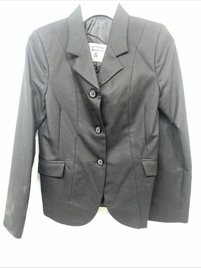 New Children’s Black Comfort Riders Show Jacket 16 #23-31001 II-605