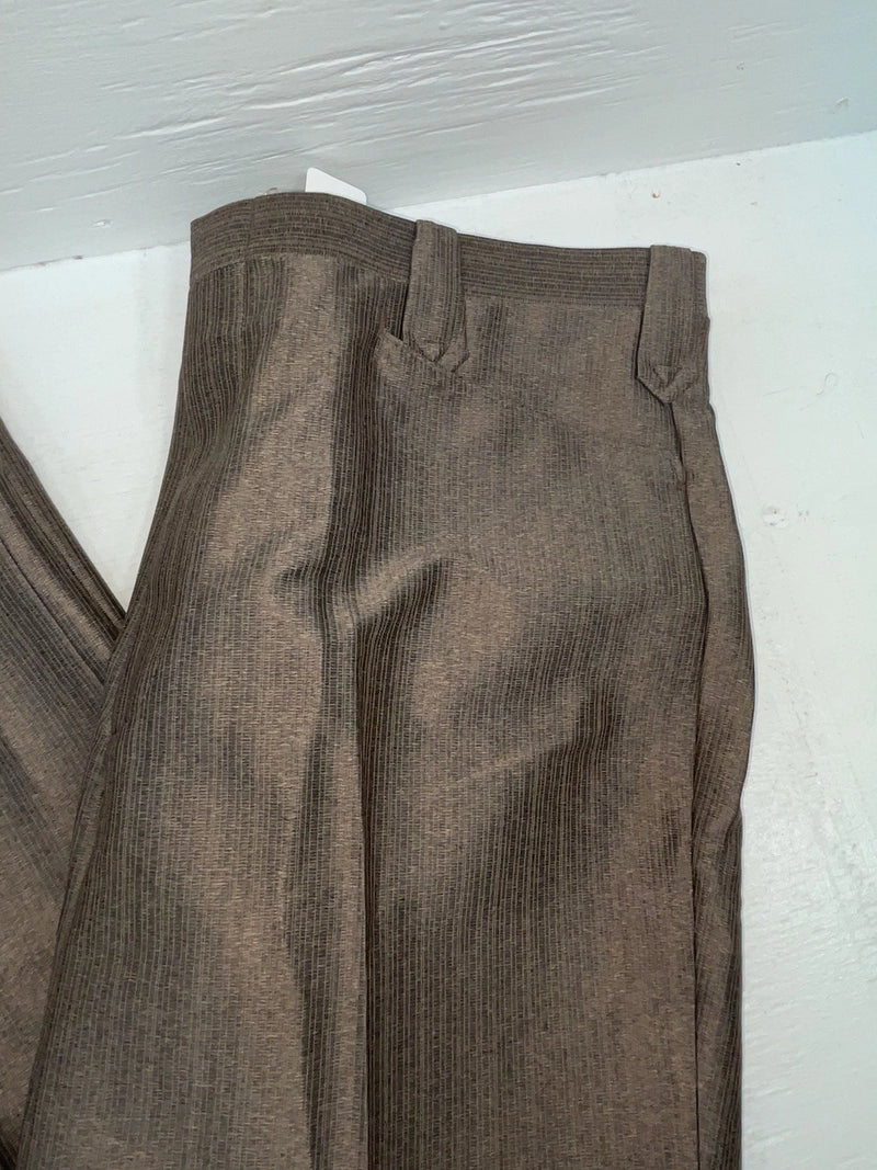 New Vintage Brown Circle S Polyester Pants #CP5091 XX-115
