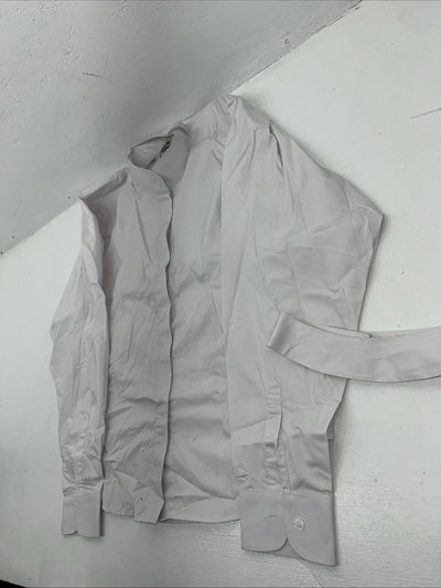 New Women’s White Comfort Riders Long Sleeve English Riding Shirt. 38 G-26