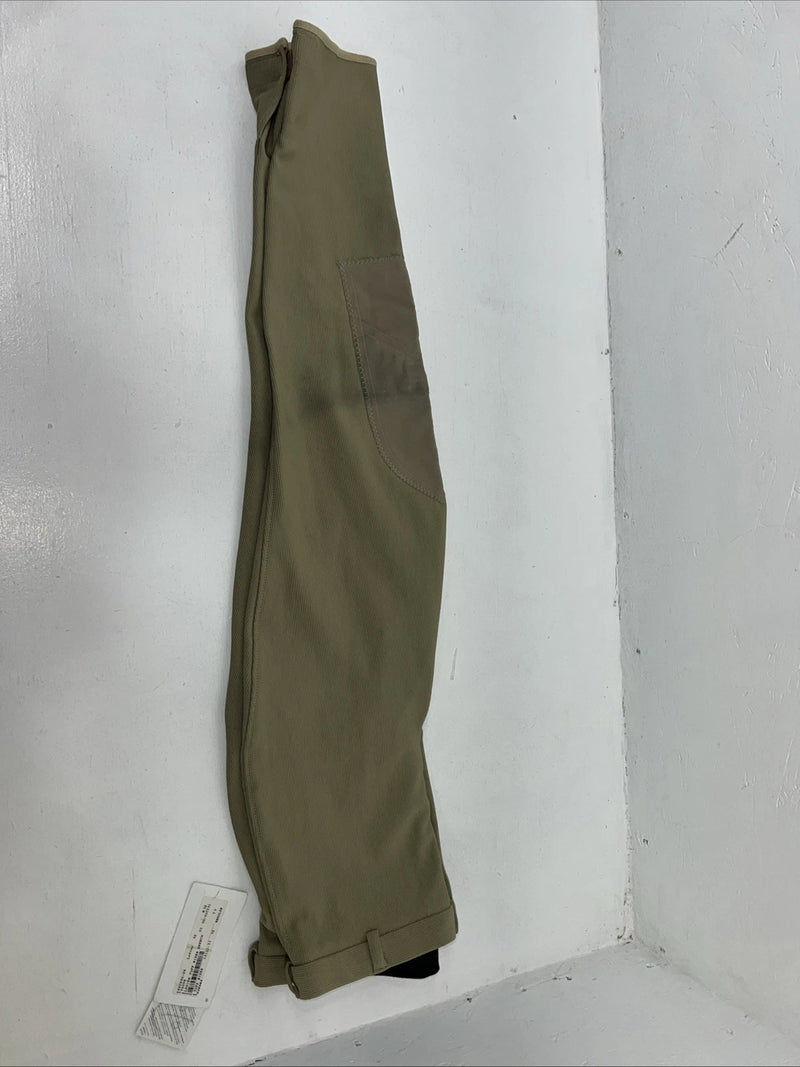 New Women’s Tan Tuff Rider Knee Patch English Breeches. 32 R 038283 D-51