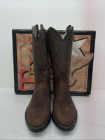 New Men’s Brown Texas Brand Cowboy Boots. 8941 10 D. 6-39