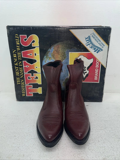 New Men’s Red Texas Brand Cowboy Boots. M 373 8.5 8 1/2 D. 3-126