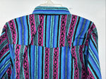 New Women’s Country Charmers Multicolor Long Sleeve Pearl Snap XL II-51