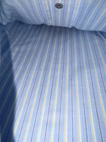 New Women’s Blue Striped H Bar C Long Sleeve Button Up Shirt #20119 3B-33