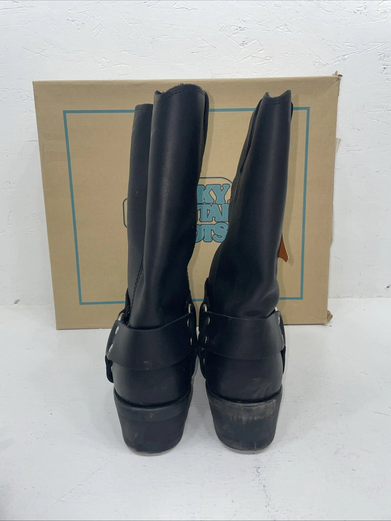 New Men’s Black Smoky Mountain Cowboy Boots. 4077 8.5 8 1/2 D. 2-37
