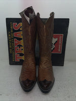 New Men’s Brown Texas Brand Cowboy Boots. 1081 9 D. 3-54