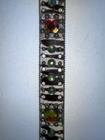 New Zebra Print Genuine Leather Nocona Bling M Belt #N1330999 Z-63