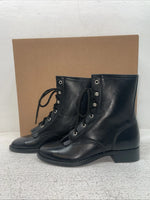 New Kids Black Lace Up American West Cowboy Boots. 3120 3.5 3 1/2 D. 24-141