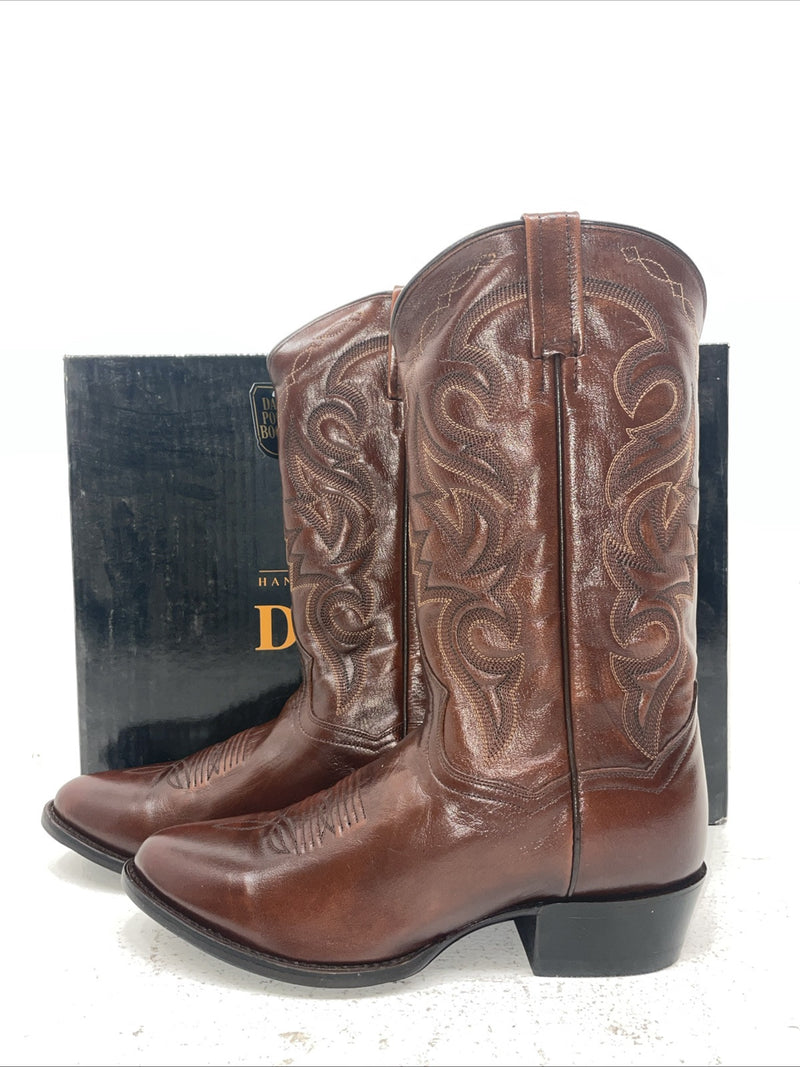 New Men’s Brown Dan Post Cowboy Boots. 2111 R 10 E W. 7-29