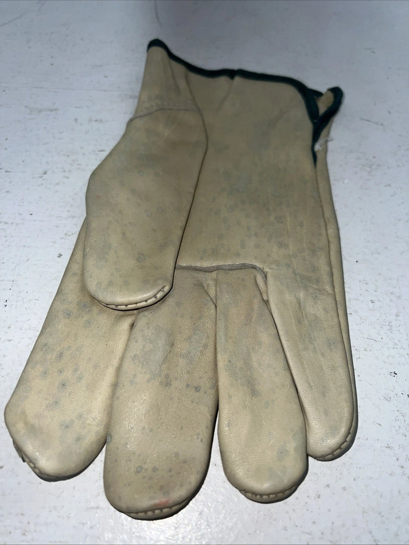 New Tan Leather Work Gloves Q-504