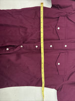 New Kids Wrangler Red Long Sleeve Pearl Snap Size Large LL-24