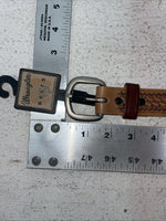 New Brown Genuine Leather Wrangler Tooled 34” Belt #593-02 Z-9