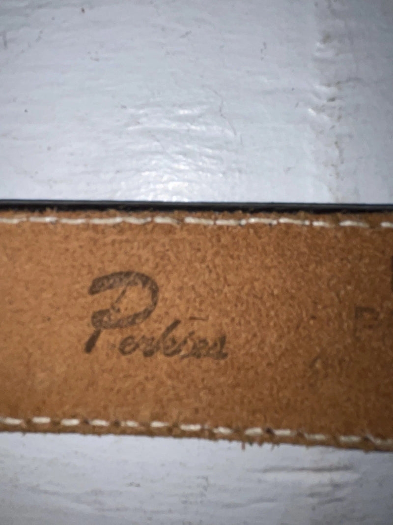 New Brown Genuine Leather Perkies Tooled 20” Belt #601 NN-89
