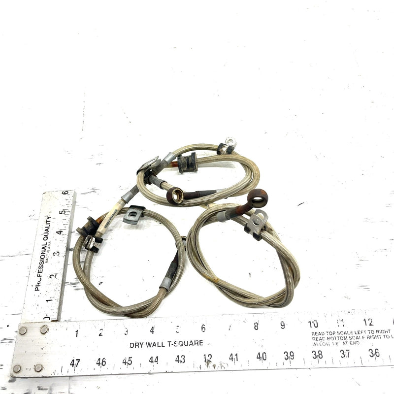 2004 John Deere Trail Buck 650 EXT OEM Front Brake Line 705600290 AJ1
