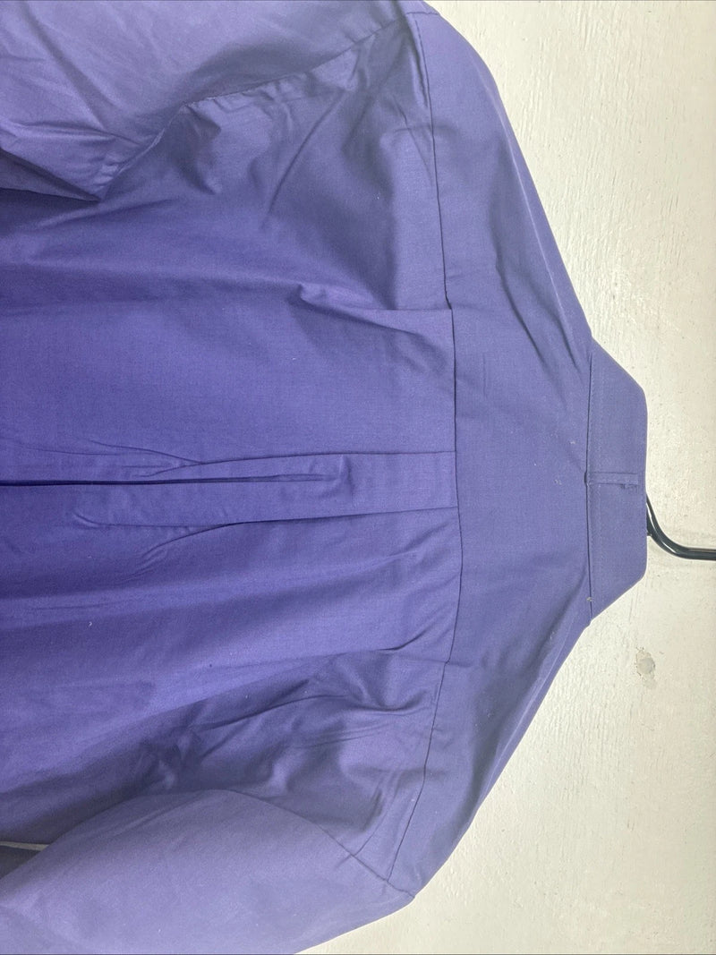 New WAYNE SCOTT Purple Long Sleeve Button Up English Shirt Medium TT-37
