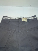 New Vintage Black Speckled Miller Polyester Pants #2624 3A-47