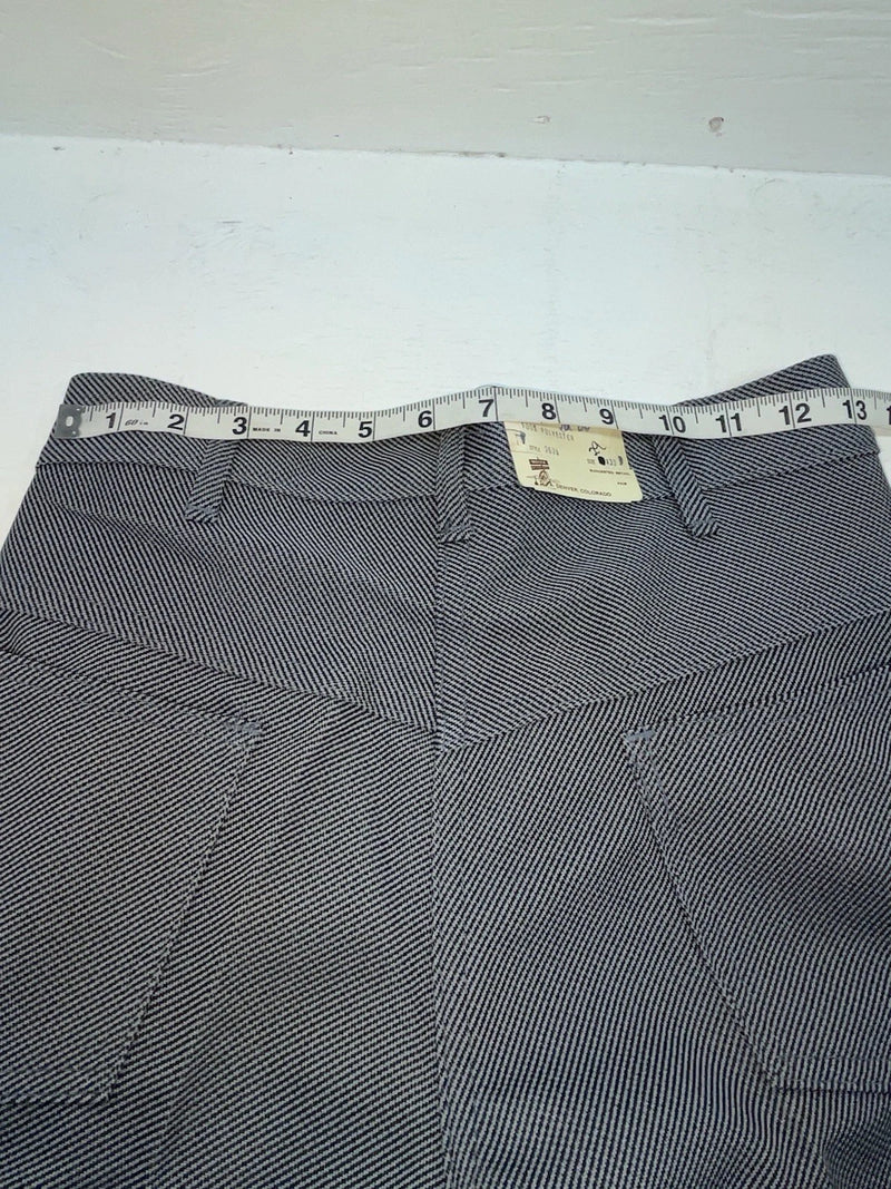 New Vintage Black Speckled Miller Polyester Pants #2624 3A-47