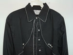 New Women’s Black Mine & Bills Outfitters Long Sleeve Button Up Shirt M 3B-28