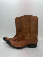 New Men’s Orange Cowtown Cowboy Boots. T 214 13 D. 8-77