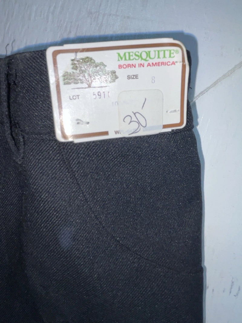 New Vintage Black Mesquite Polyester Pants #5911 3A-108