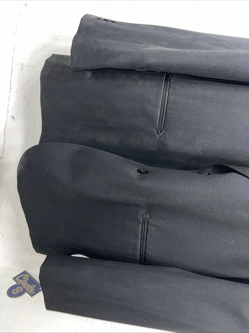 New Men’s Black Circle S Dress Coat 48L #CC1929 WW-55