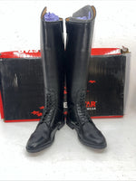 New Women’s Black EQUISTAR English Riding Boots. 467522 9 W. 12-78