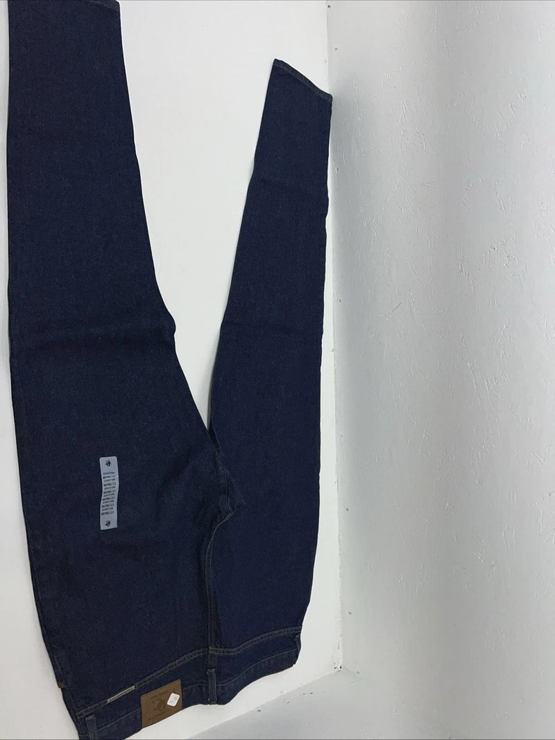 New Women Diamond Cut No Back Pockets Gusset Denim Jeans. 17/18x36 J-14
